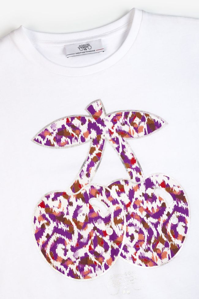 T-shirt Jakobgi blanc imprimé