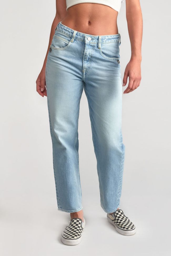 Jeans boyfit Lou Cherry taille haute bleu N°5