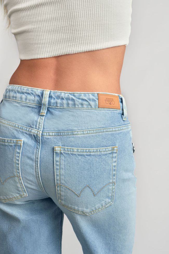 Jeans boyfit Lou Cherry taille haute bleu N°5