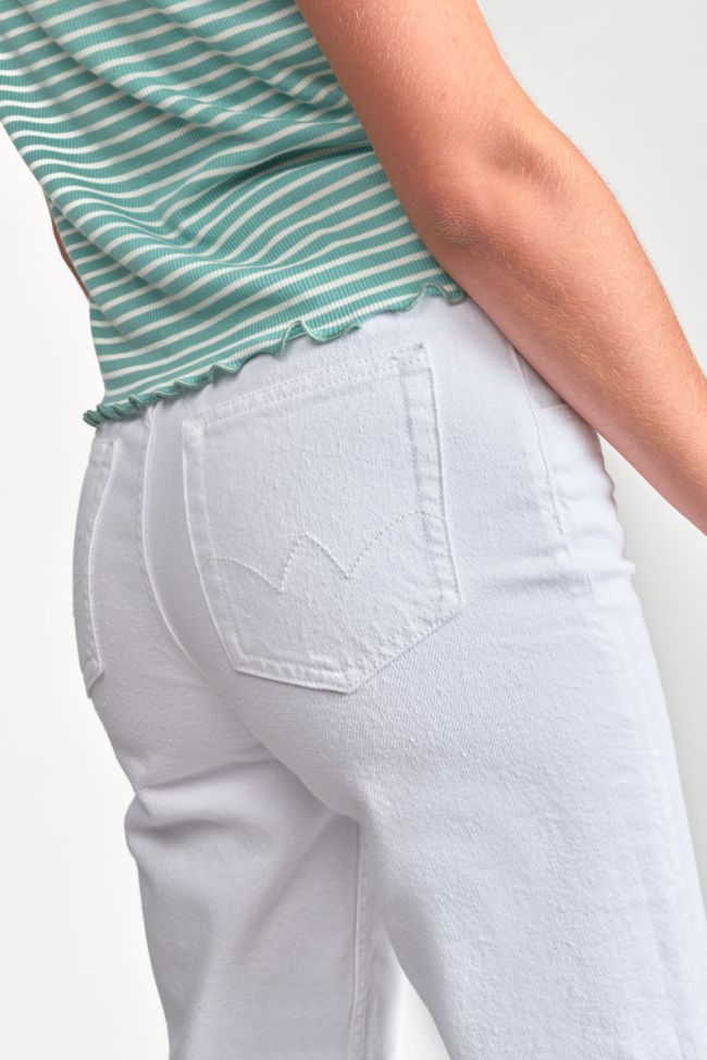 Jeans boyfit Lou Thil 7/8ème blanc 