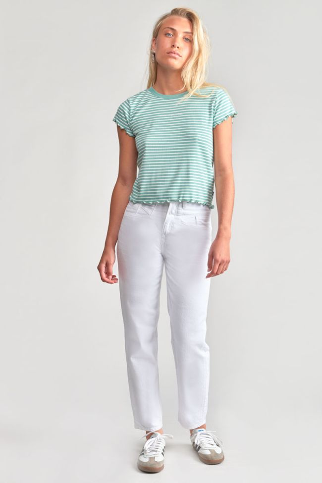 Jeans boyfit Lou Thil 7/8ème blanc 