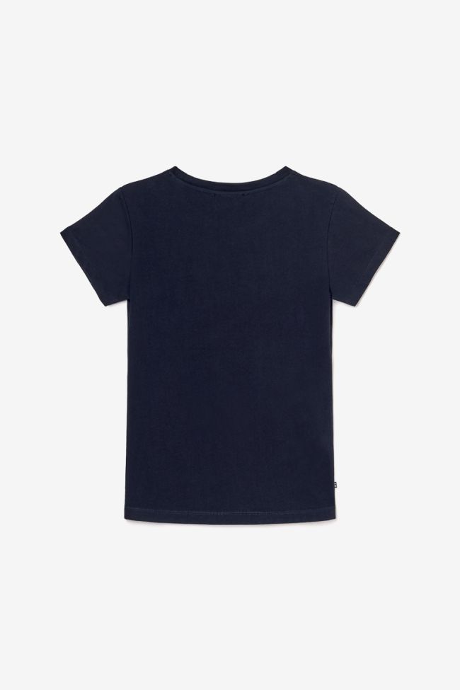 T-shirt Martygi bleu nuit imprimé