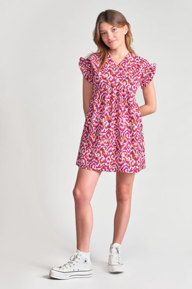 Robe Minigi à motif ethnique