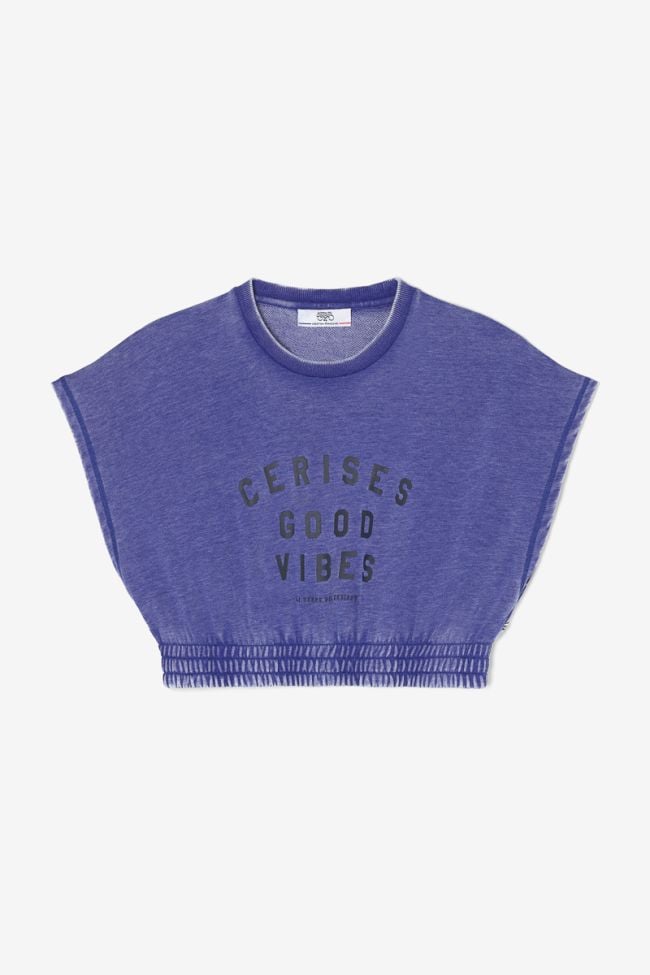 Sweat court Naellegi bleu