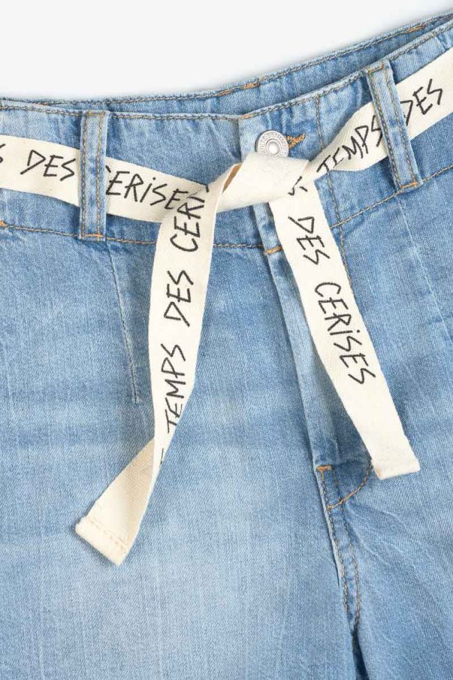 Short Pelham en jeans bleu clair