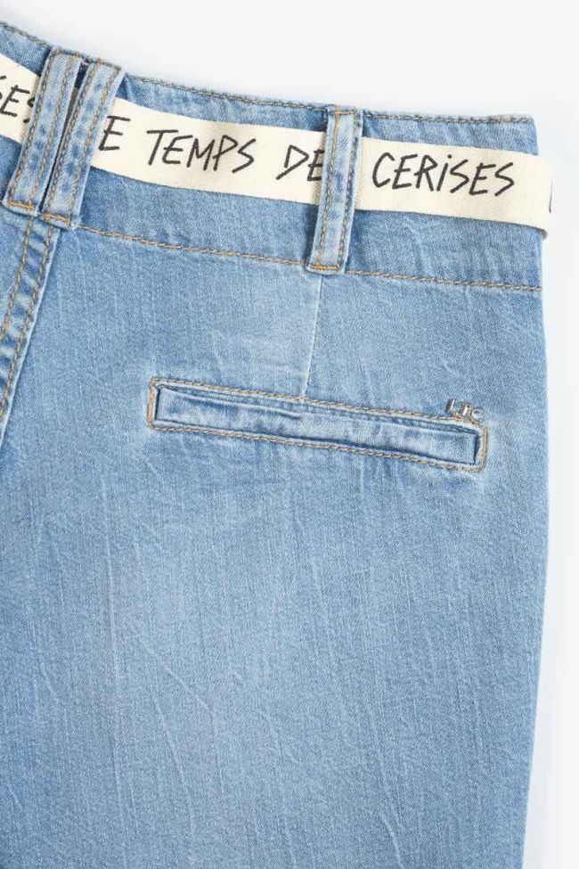 Short Pelham en jeans bleu clair