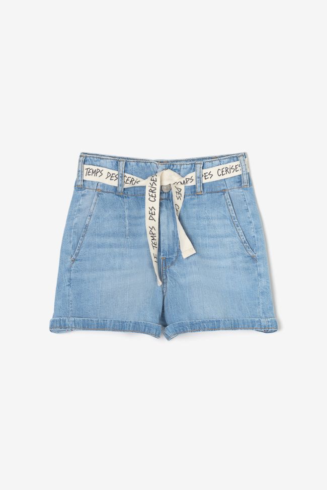 Short Pelham en jeans bleu clair