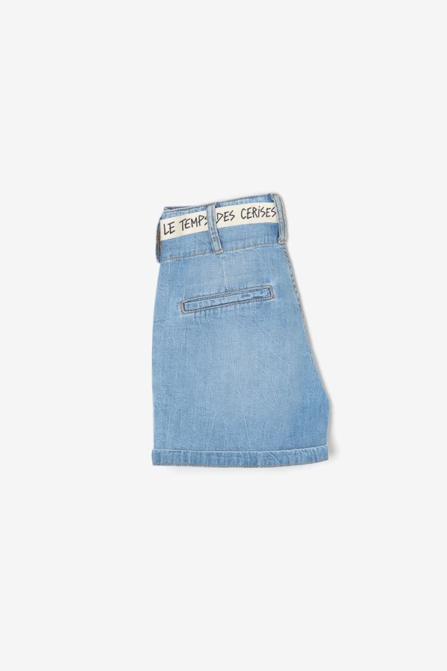 Short Pelham en jeans bleu clair