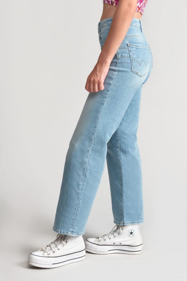 Jeans pulp regular taille haute bleu N°5