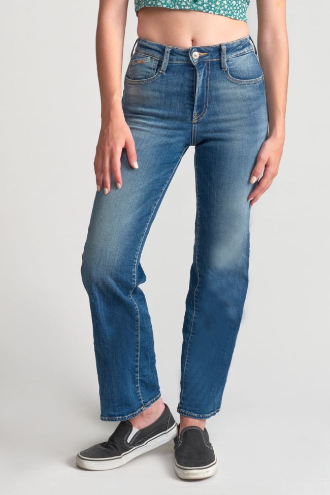 Jeans pulp regular taille haute bleu N°3