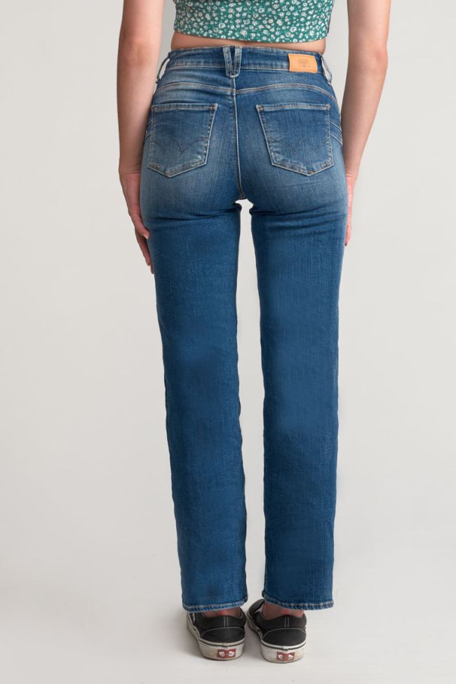 Jeans pulp regular taille haute bleu N°3