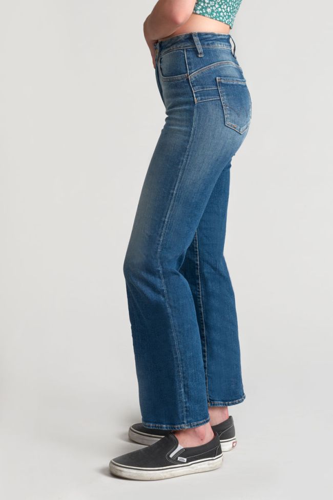 Jeans pulp regular taille haute bleu N°3