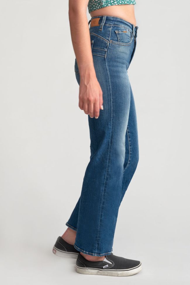 Jeans pulp regular taille haute bleu N°3
