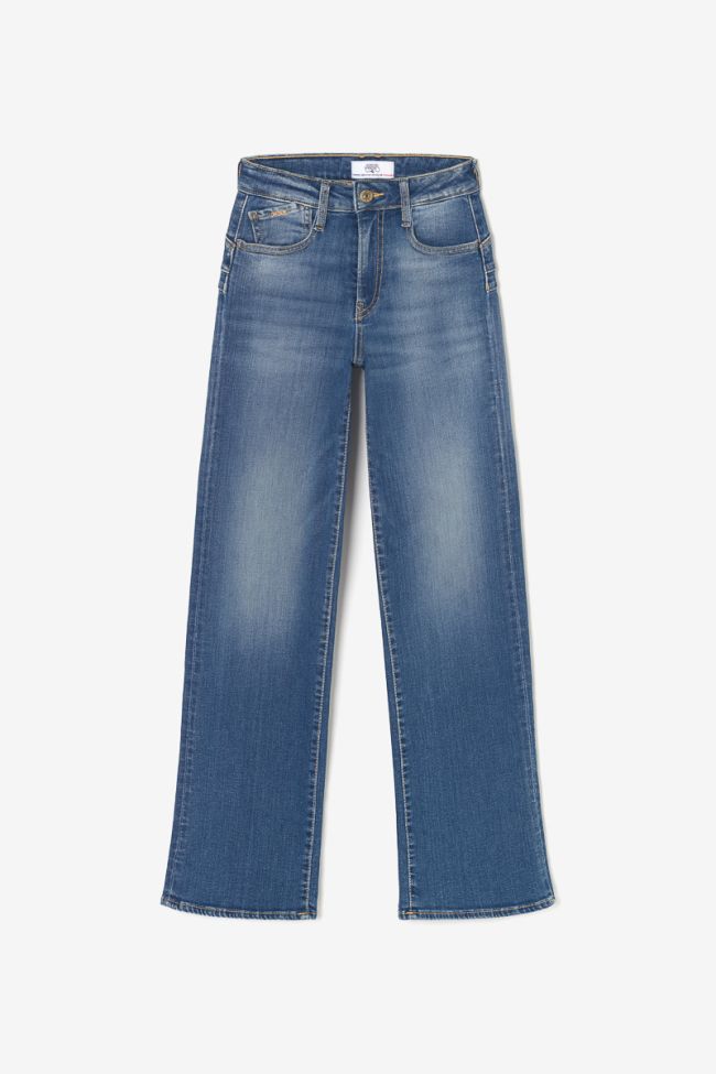 Jeans pulp regular taille haute bleu N°3