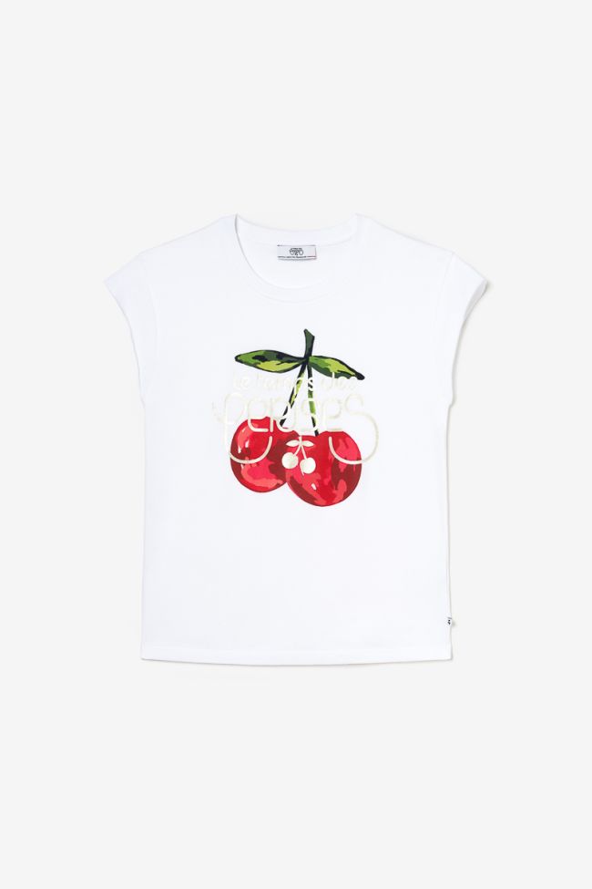 T-shirt Rahimgi blanc imprimé