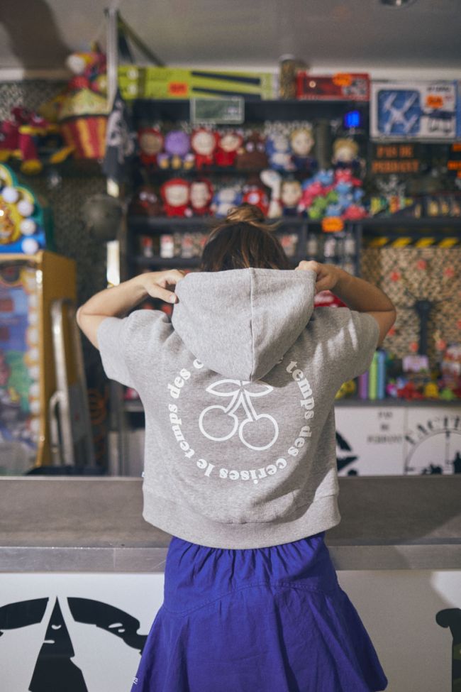 Sweat court Yumagi gris