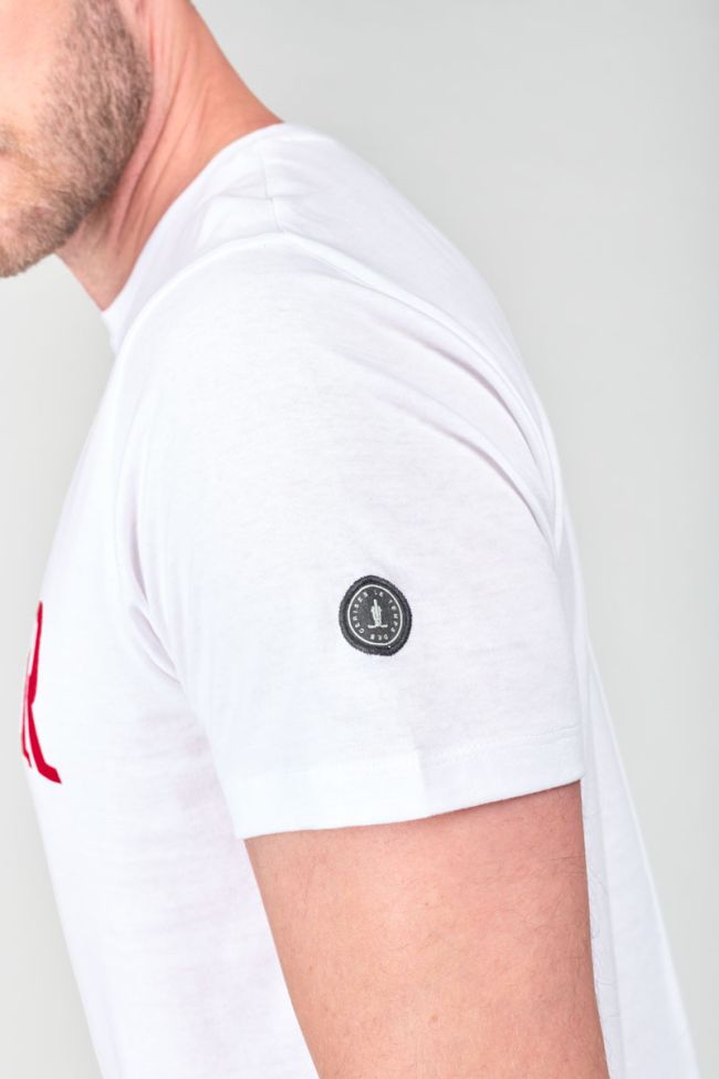 T-shirt Chedar blanc imprimé