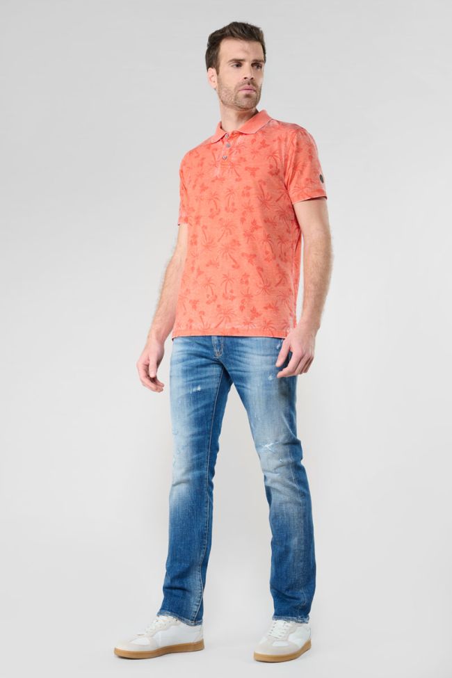 Polo Fezur à motif palmier