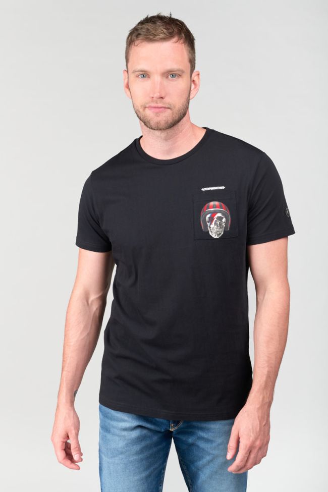 T-shirt Holt noir imprimé