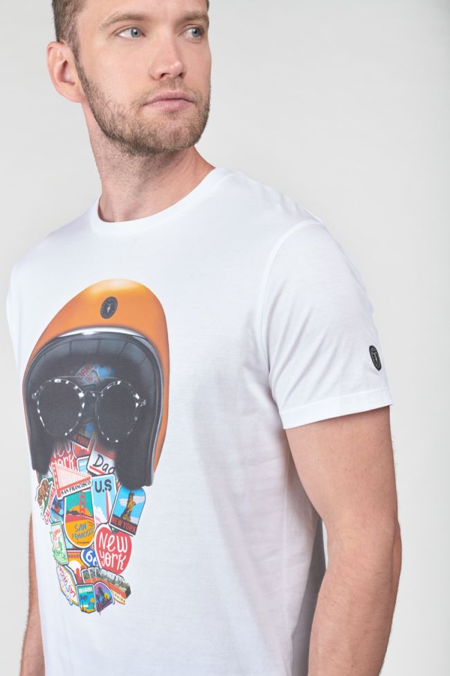 T-shirt Jake blanc imprimé