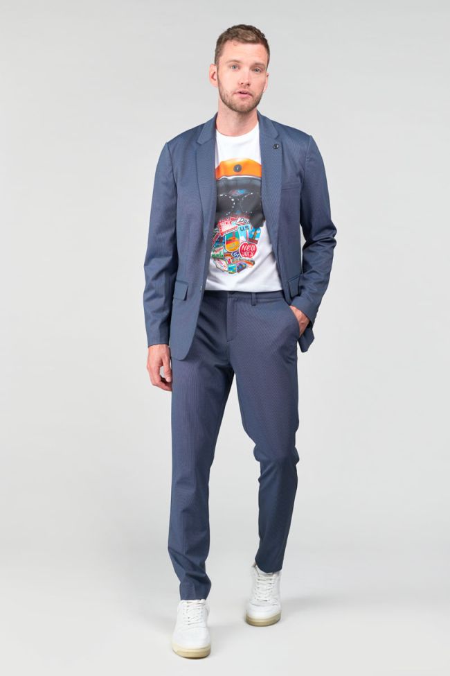 T-shirt Jake blanc imprimé