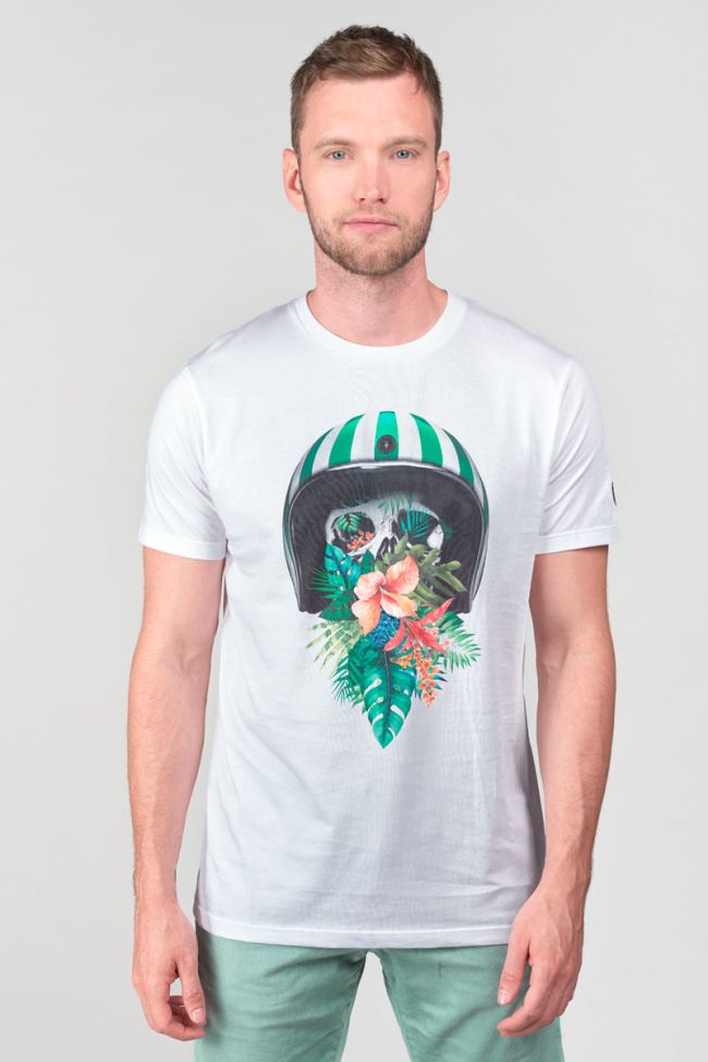 T-shirt Pimento blanc imprimé