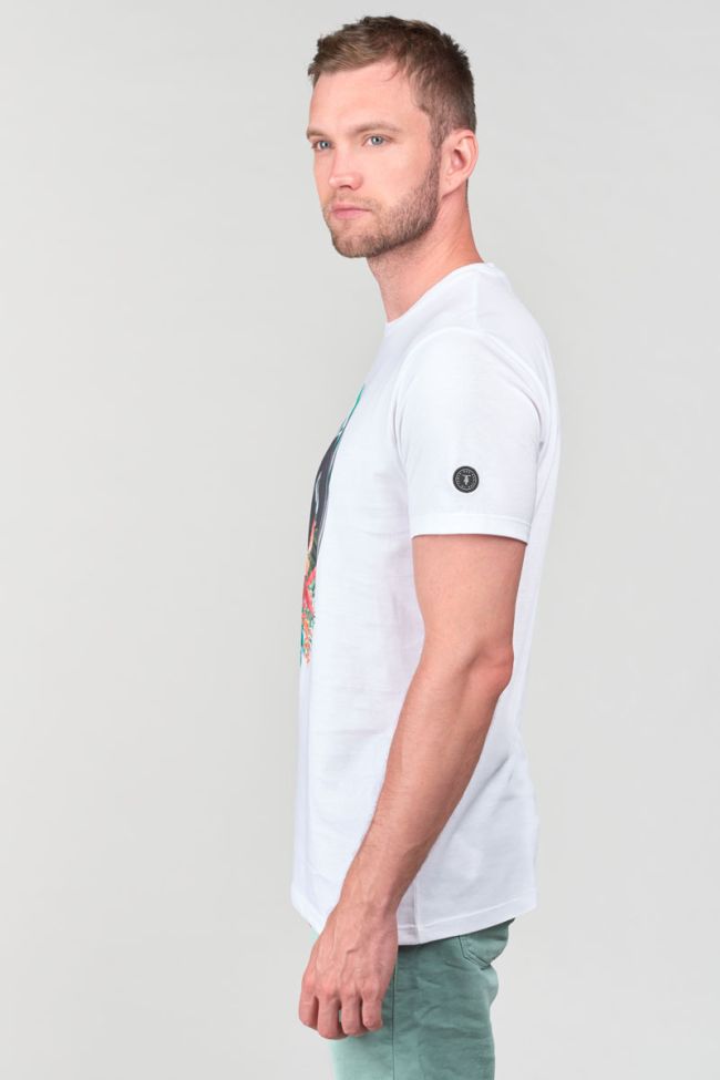 T-shirt Pimento blanc imprimé