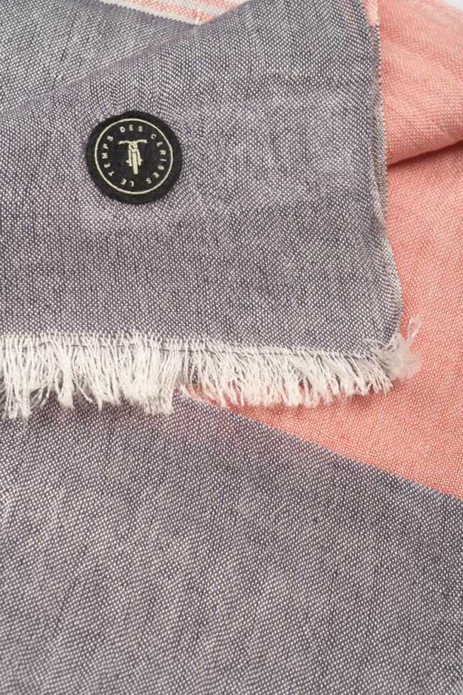 Foulard Rodel saumon à rayures