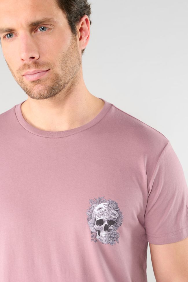 T-shirt Santiago rose imprimé
