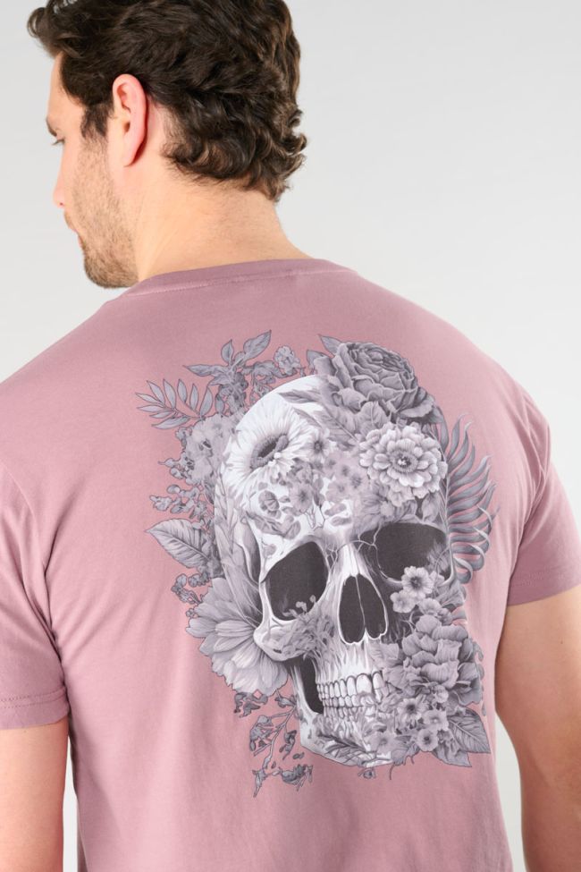 T-shirt Santiago rose imprimé