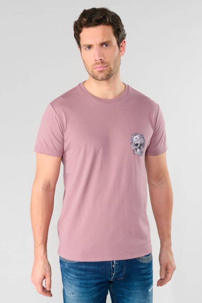 T-shirt Santiago rose imprimé