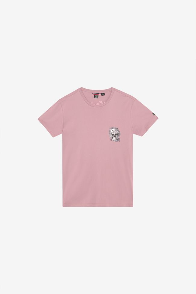 T-shirt Santiago rose imprimé