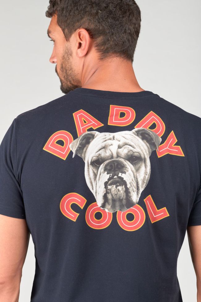 T-shirt Scully bleu marine imprimé