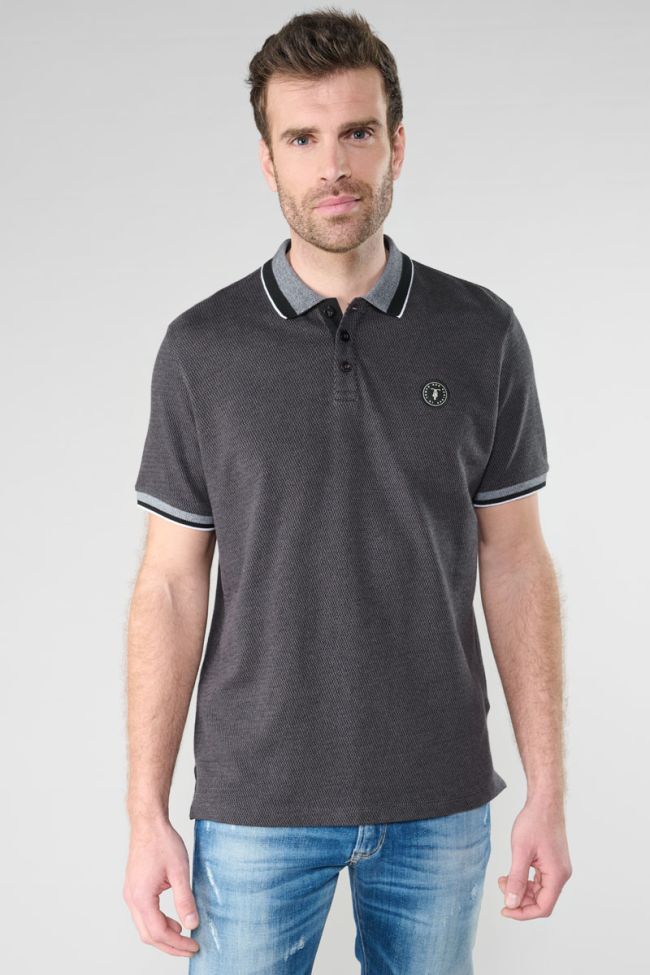 Polo Talik en jacquard noir