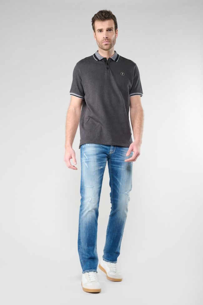 Polo Talik en jacquard noir