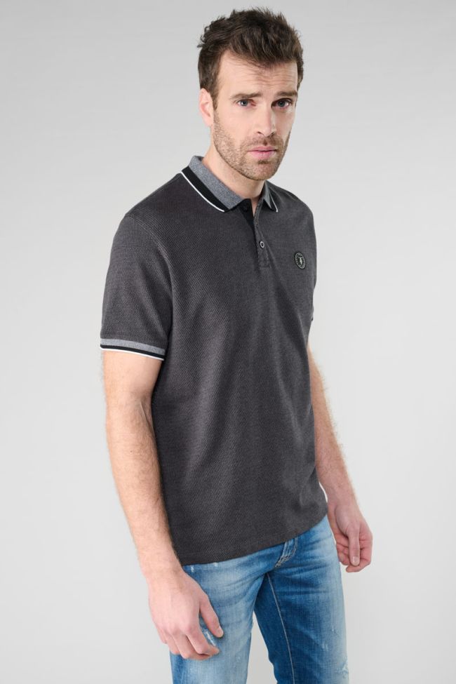 Polo Talik en jacquard noir