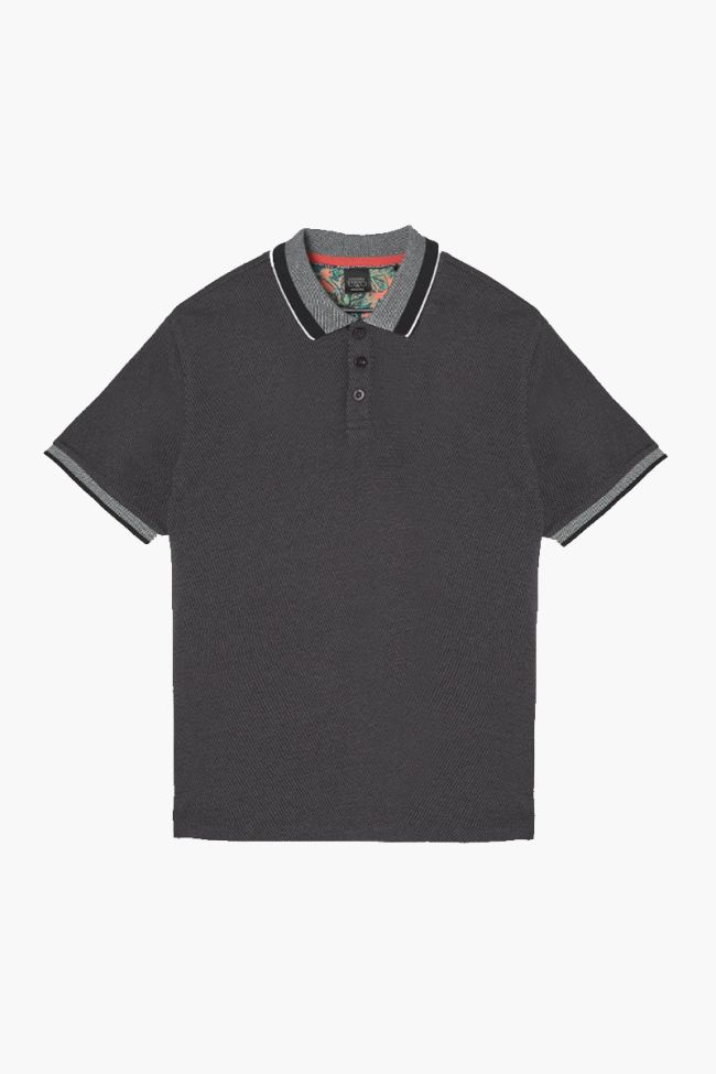 Polo Talik en jacquard noir