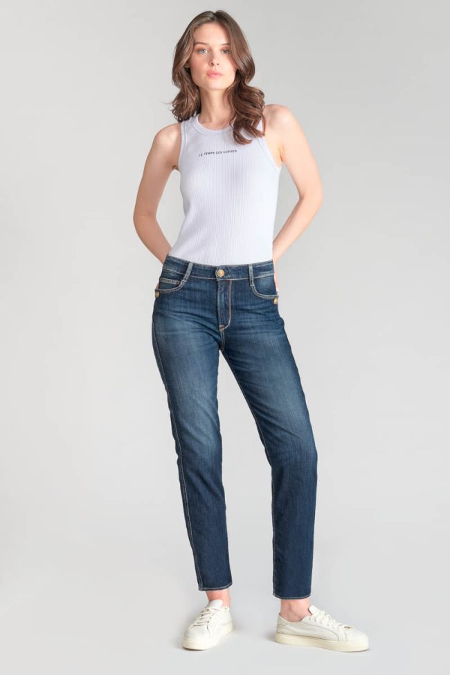 Jeans 400/18 mom Villard taille haute 7/8ème bleu N°1