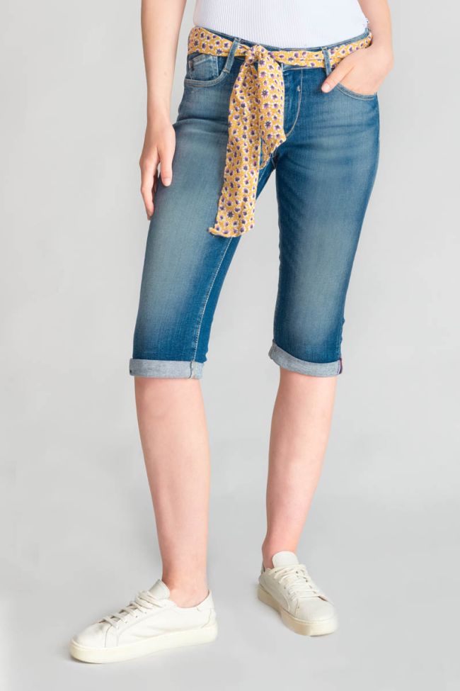 Corsaire Arol en jeans bleu délavé