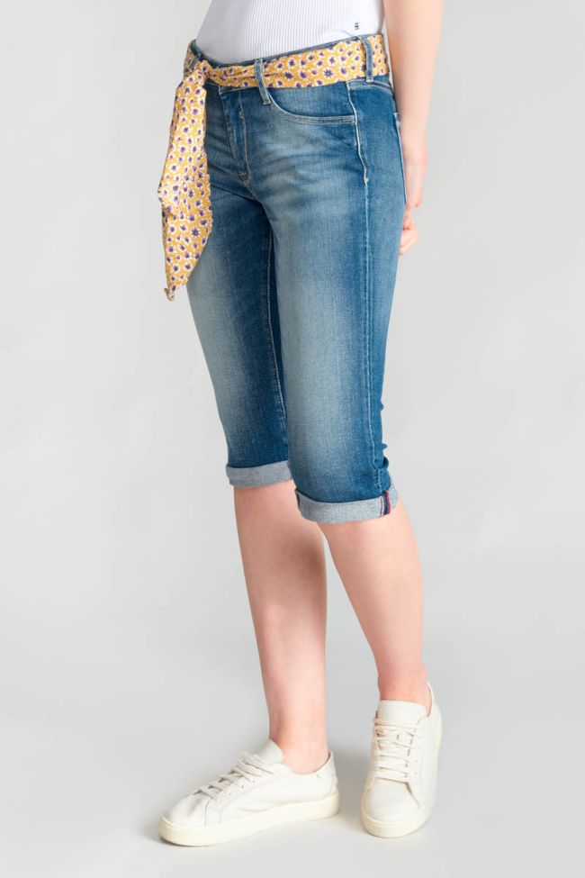 Corsaire Arol en jeans bleu délavé