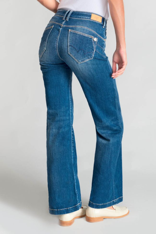 Jeans pulp flare Barcy taille haute bleu N°3