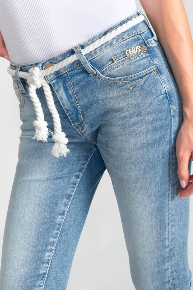 Corsaire Benny en jeans bleu délavé