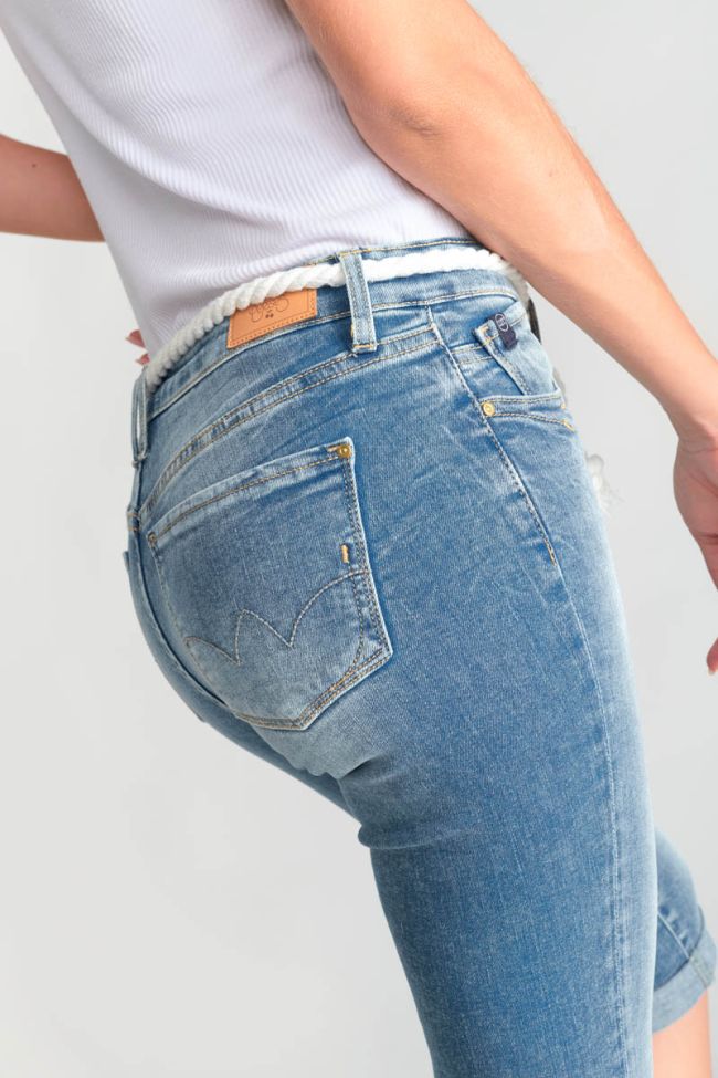 Corsaire Benny en jeans bleu délavé