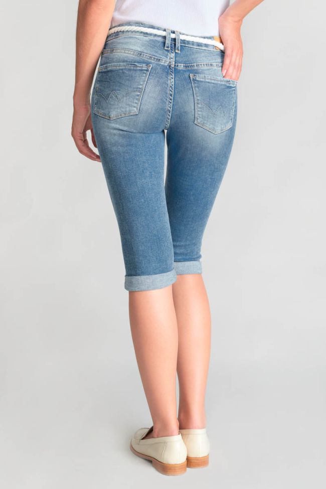 Corsaire Benny en jeans bleu délavé