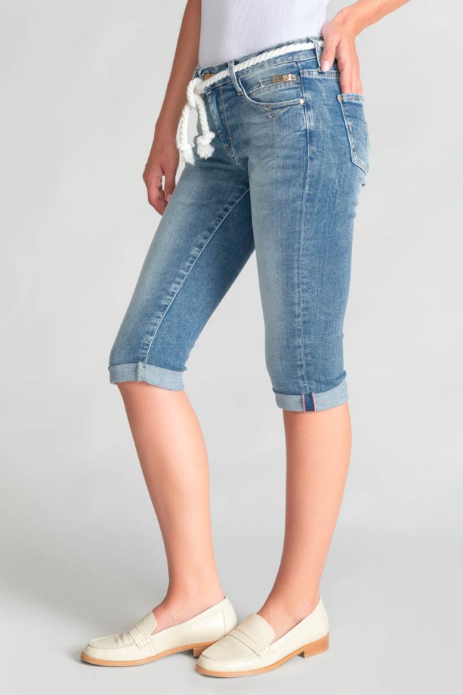 Corsaire Benny en jeans bleu délavé