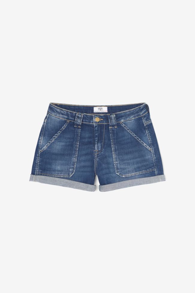 Short Bloom en jeans bleu foncé