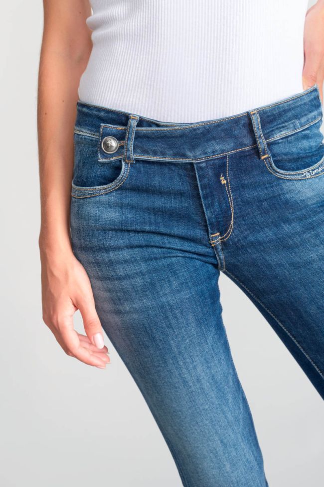 Jeans pulp slim Cerises bleu N°2