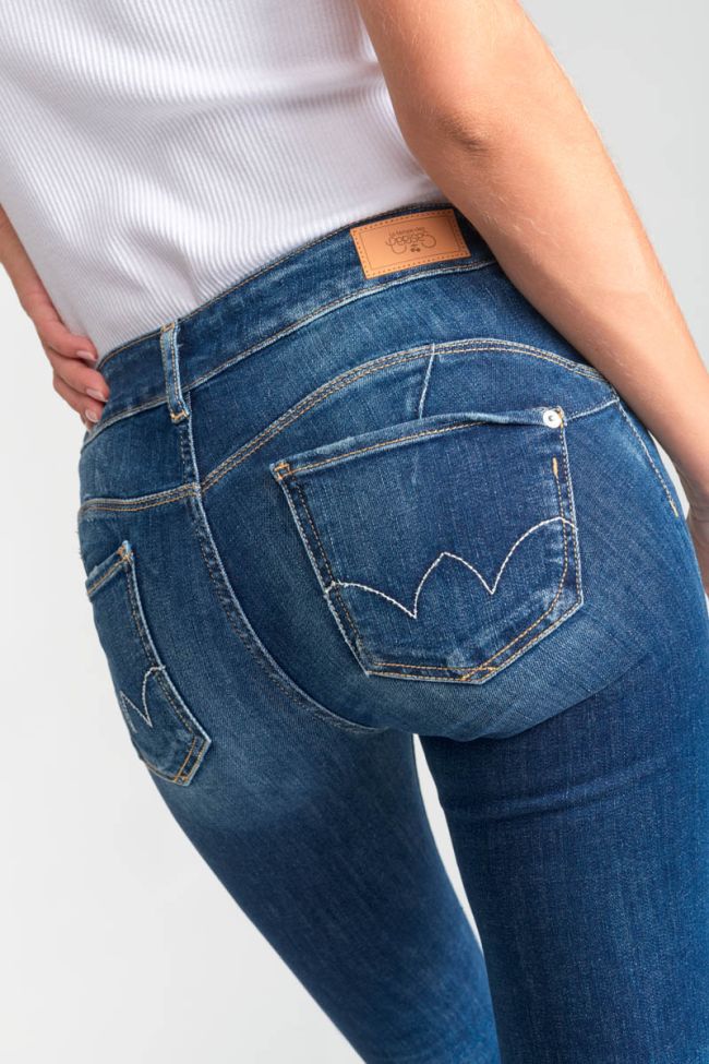 Jeans pulp slim Cerises bleu N°2