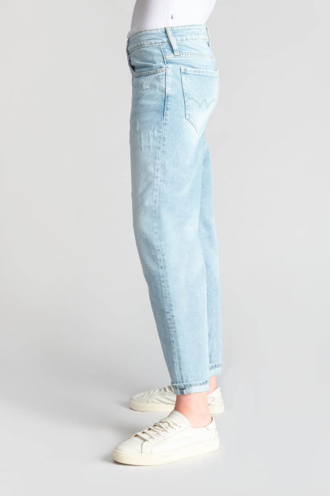 Jeans boyfit Cosy 7/8ème destroy bleu N°5