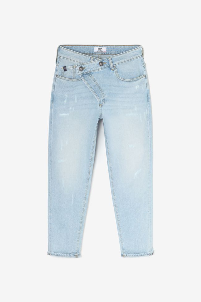 Jeans boyfit Cosy 7/8ème destroy bleu N°5